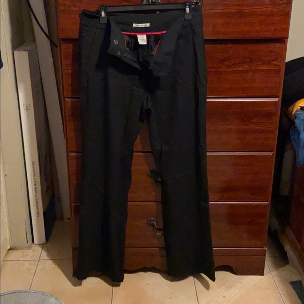 Dalia Collection mid rise striped pant
